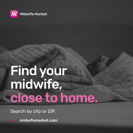 A Midwife Market social post, produced by bahlr