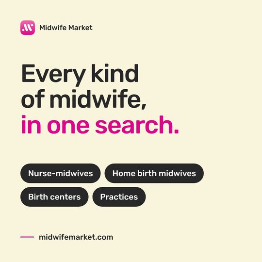 A Midwife Market social post, produced by bahlr