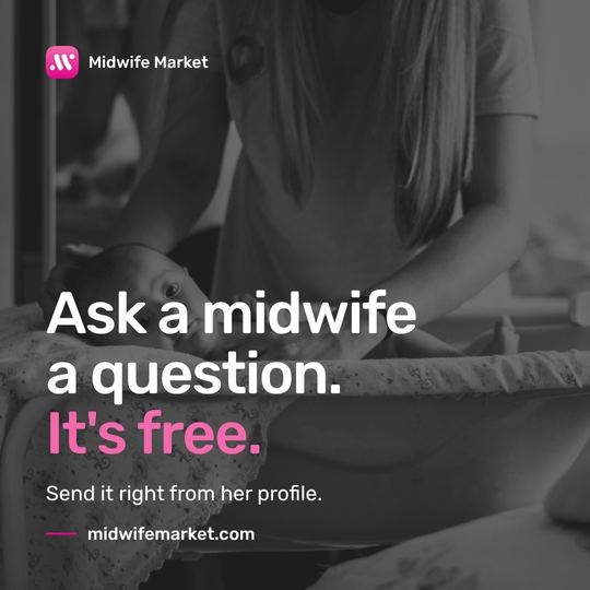 A Midwife Market social post, produced by bahlr