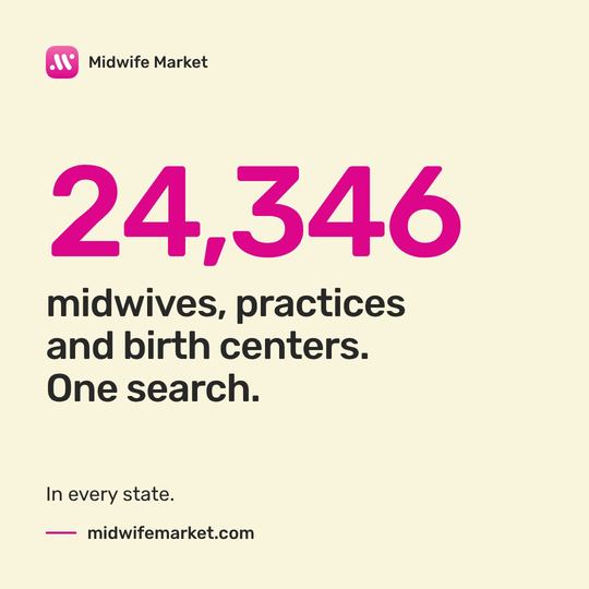 A Midwife Market social post, produced by bahlr