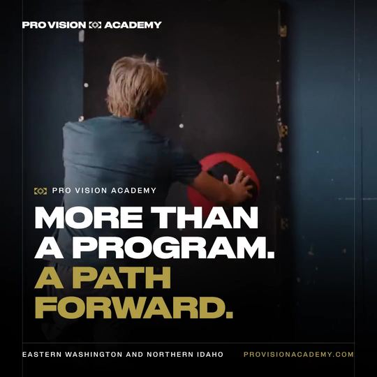 A Pro Vision Academy social post, produced by bahlr