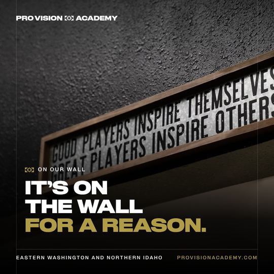 A Pro Vision Academy social post, produced by bahlr