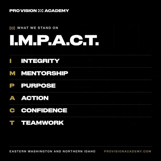 A Pro Vision Academy social post, produced by bahlr