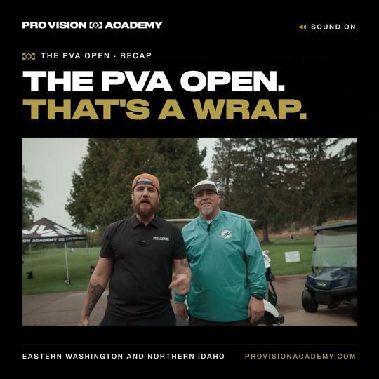 A Pro Vision Academy social post, produced by bahlr