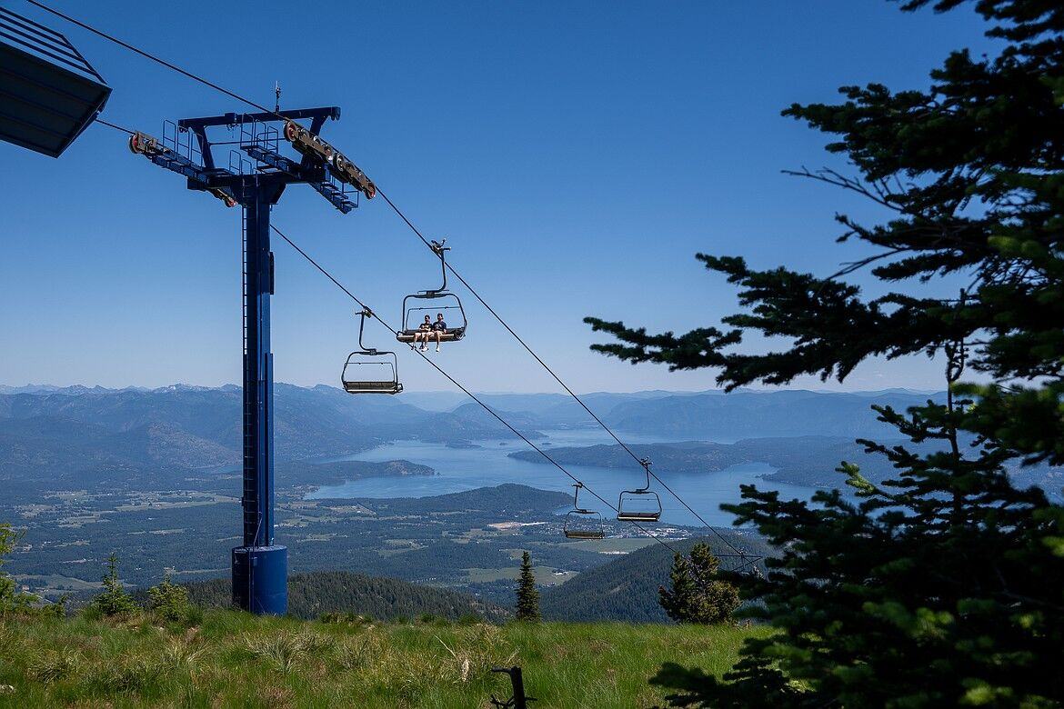 Schweitzer, above Sandpoint and Lake Pend Oreille